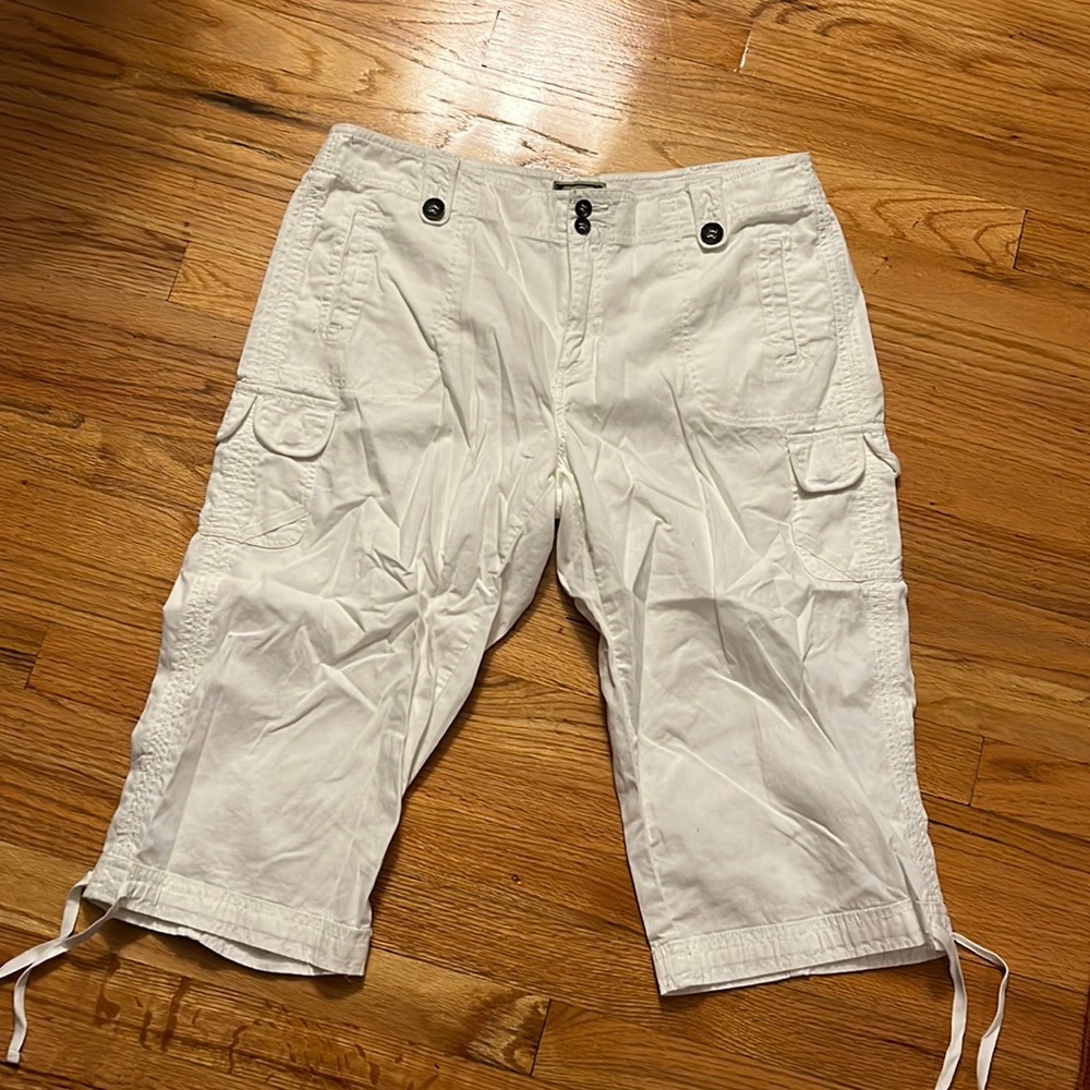 Khakis white capris- size 12